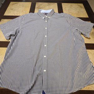 XXXL Classic Untuckit Short-Sleeve Button Up - Bla